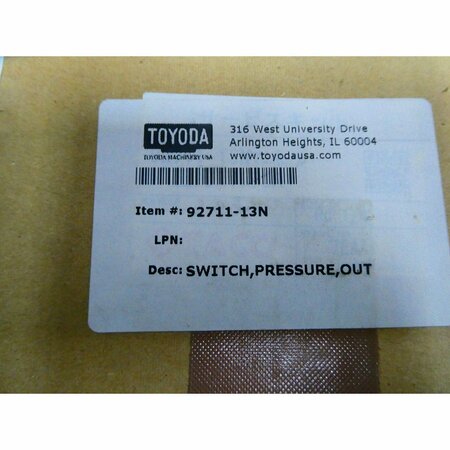 Taco PRESSURE SWITCH 21601-1360